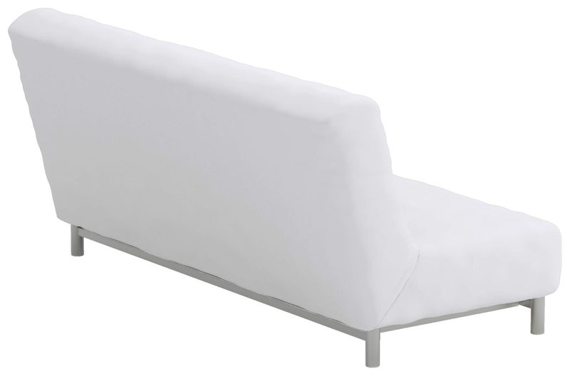 Sofa Pro The Polyester Flax Beddinge Lovas Sofa Bed Cover Replacement is Custom Made for IKEA Beddinge Sleeper, A Quality Futon Slipcover Replacement (White) - Image 2